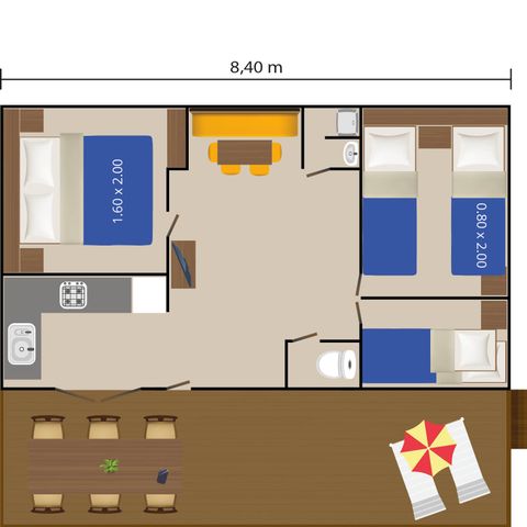 Mobilheim 4 Personen - Mobilheim Malta