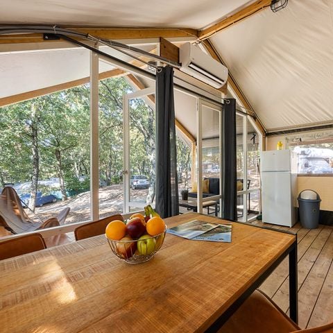 TENTE TOILE ET BOIS 4 personnes - Bijela Uvala - Tente safari Bella Vista + air conditionné (4P)