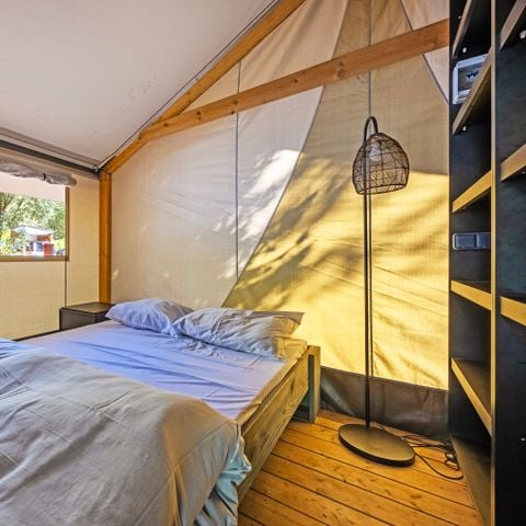 TENDA IN TELA E LEGNO 4 persone - Bijela Uvala - Tenda Safari Bella Vista + aria condizionata (4P)