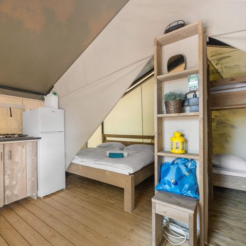 CANVAS AND WOOD TENT 4 people - Safari tent Comfort