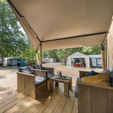 TENTE TOILE ET BOIS 4 personnes - Bijela Uvala - Tente Safari Confort