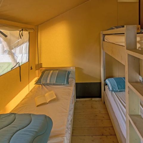 TENTE TOILE ET BOIS 5 personnes - Lodgetent Summer