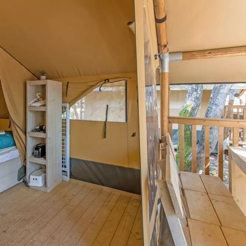 CANVAS AND WOOD TENT 5 people - Lodgetent Summer