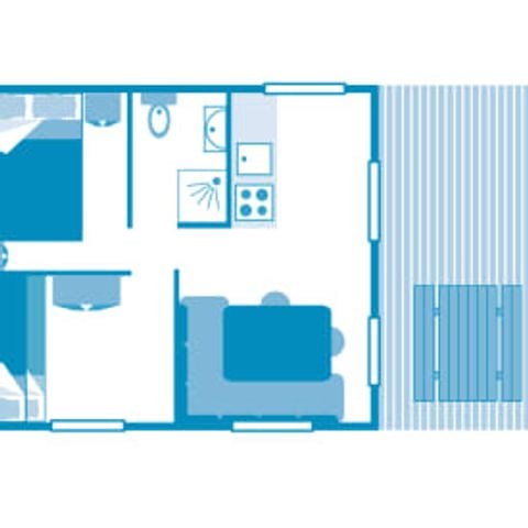 ALBERGUE 4 personas - Lodge 4p 2ch ***