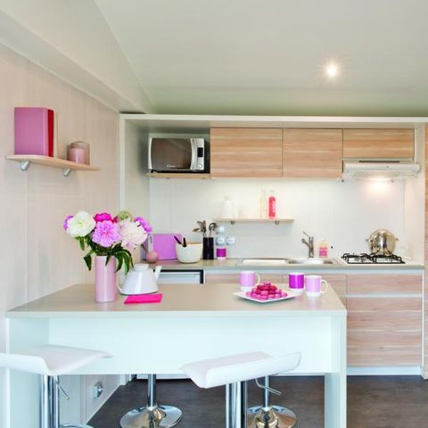 MOBILHOME 5 personas - Mobile-Home Premium 33m² 2 dormitorios 2 baños (2016) 4/5 pers