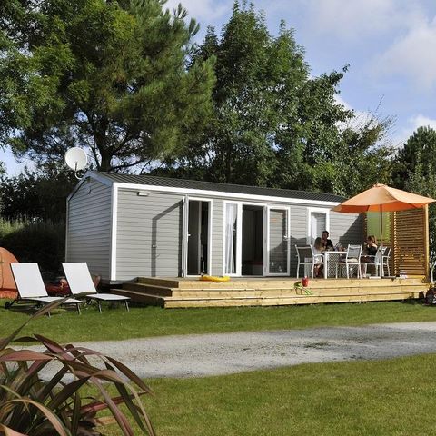 Stacaravan 5 personen - Stacaravan Premium 33m² 2 kamers 2 badkamers (2016) 4/5 pers