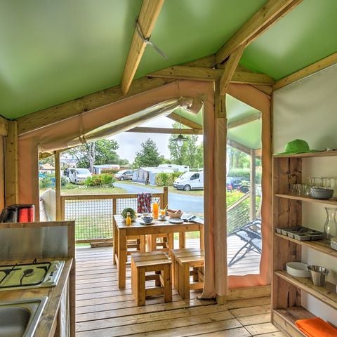 TENTE TOILE ET BOIS 4 personnes - FreeFlower CONFORT