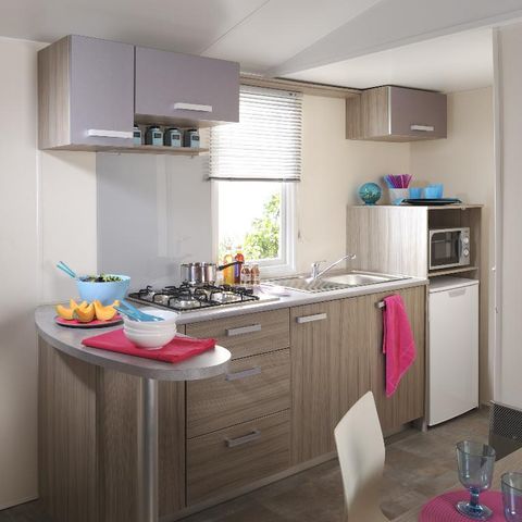 Stacaravan 6 personen - Stacaravan Confort 27m² 2ch (2019) 4/6 pers