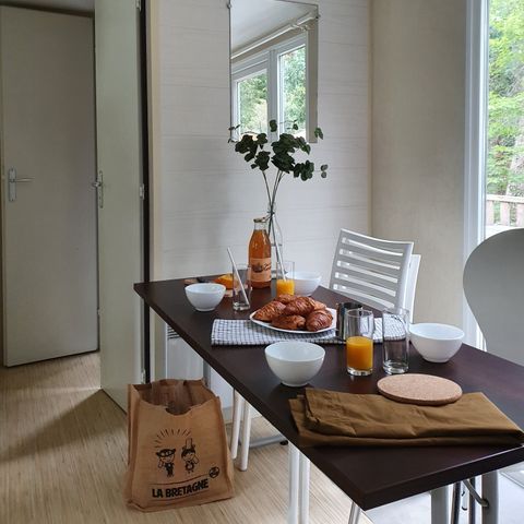 Stacaravan 6 personen - 3 slaapkamers