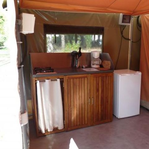 BUNGALOW DE LONA 4 personas - Caribe (sin instalaciones sanitarias)