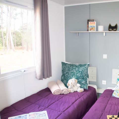 Mobile home 4 persons - Comfort mobile home - 29m² - 2 bedrooms - semi-covered terrace
