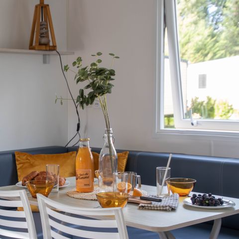 Mobile home 4 persons - Comfort mobile home - 29m² - 2 bedrooms - semi-covered terrace