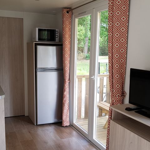 Mobile home 4 persons - Comfort mobile home - 29m² - 2 bedrooms - semi-covered terrace