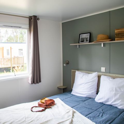 Mobile home 4 persons - Comfort mobile home - 29m² - 2 bedrooms - semi-covered terrace