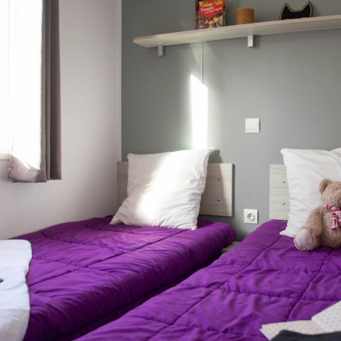 Mobile home 6 persons - 33m² - 3 bedrooms - semi-covered terrace