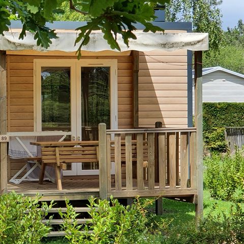 Mobile home 6 persons - 33m² - 3 bedrooms - semi-covered terrace