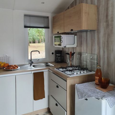 Stacaravan 2 personen - Comfort stacaravan - 20m² - 1 kamer
