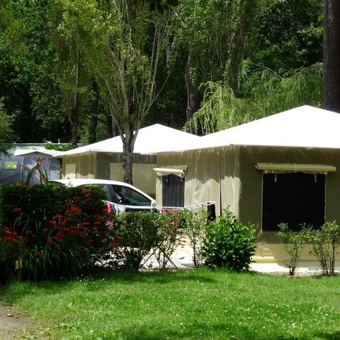 Bungalowzelt 4 personen - Zeltbungalow - 16m² - 2 Schlafzimmer - ohne Sanitäranlagen