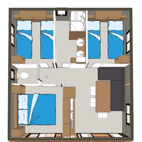 Chalet 6 persons - Ushant