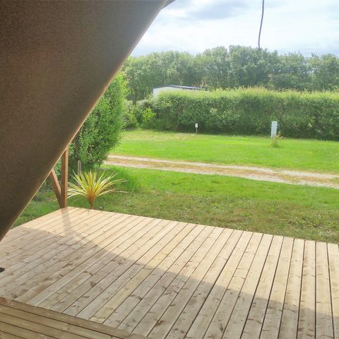 CANVAS AND WOOD TENT 5 people - Canvas and wooden tent 5 persons