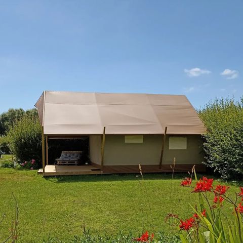 CANVAS AND WOOD TENT 5 people - Canvas and wooden tent 5 persons