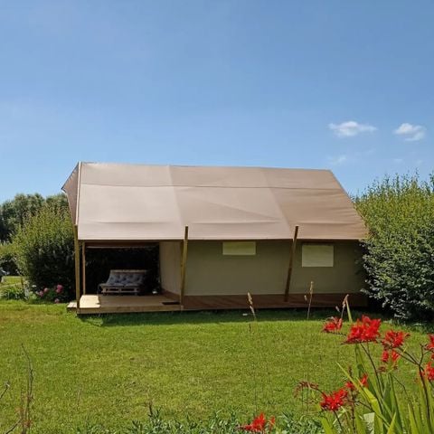 TENDA IN TELA E LEGNO 5 persone - Tenda in tela e legno 5 persone