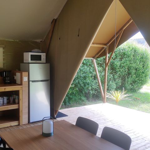 CANVAS AND WOOD TENT 5 people - Canvas and wooden tent 5 persons