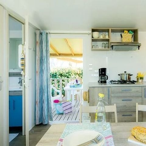 MOBILHOME 6 personnes - Classic XL | 2 Ch. | 4/6 Pers. | Terrasse surélevée | Clim.