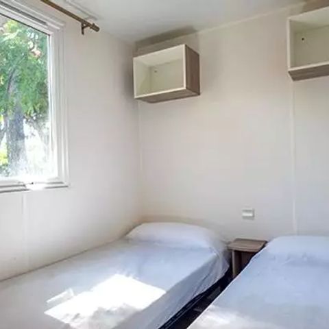 BUNGALOW 6 personas - Mobil-home | Clásico | 3 Dormitorios | 6 Pers. | Terraza elevada | Aire acondicionado.