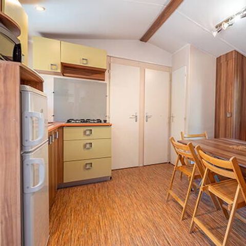 Mobilheim 6 personen - Mobilheim | Classic | 3 Schlafz. | 6 Pers. | Erhöhte Terrasse | Klimaanlage | TV