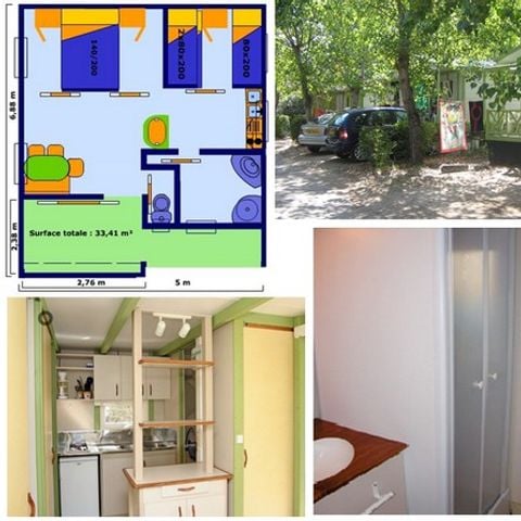 BUNGALOW 4 personnes - ECO (avec micro-onde)