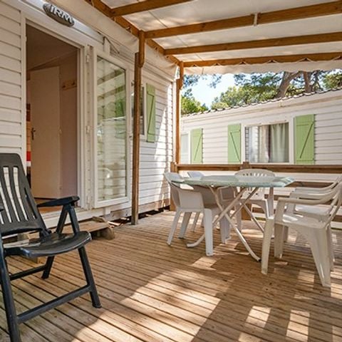 BUNGALOW 6 personnes - Classic XL | 2 Ch. | 4/6 Pers. | Terrasse surélevée