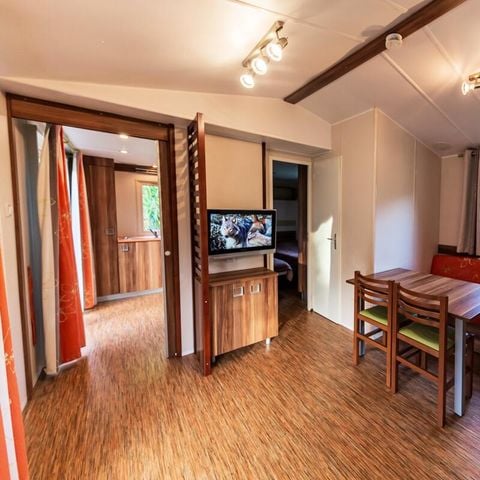 Mobilheim 6 Personen - 3 Zimmer 6 Personen Klimatisiert + TV (4 Erwachsene + 2 Kinder -12 Jahre max)