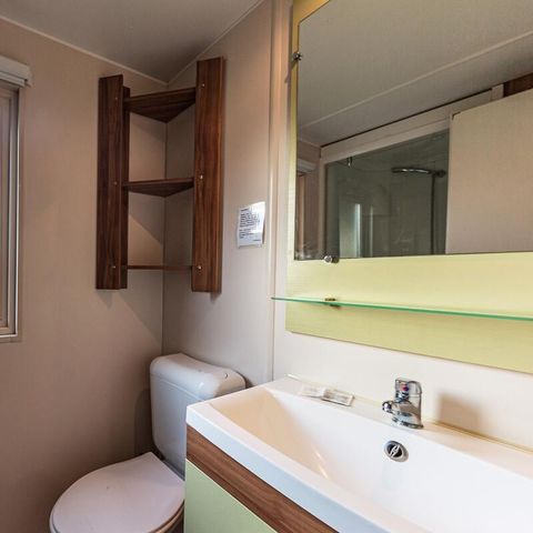 Mobilheim 6 Personen - 3 Zimmer 6 Personen Klimatisiert + TV (4 Erwachsene + 2 Kinder -12 Jahre max)