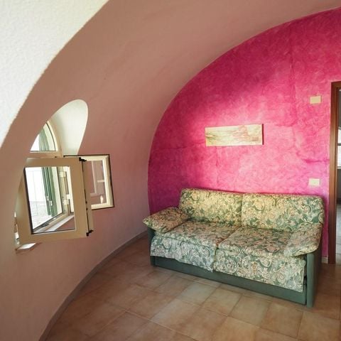 Bungalow 2 personen - IGLOO mit Kühlschrank