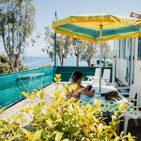 MOBILHOME 5 personas - Con vistas al mar