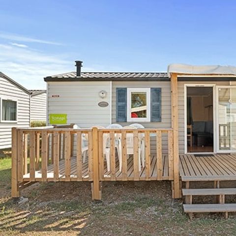 MOBILE HOME 4 people - Mobile-home | Comfort XL | 2 Bedrooms | 4 Pers. | Raised terrace | Air-con.