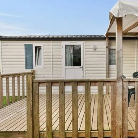 Mobilheim 6 Personen - Comfort | 3 Zi. | 6 Pers. | Erhöhte Terrasse | Clim.