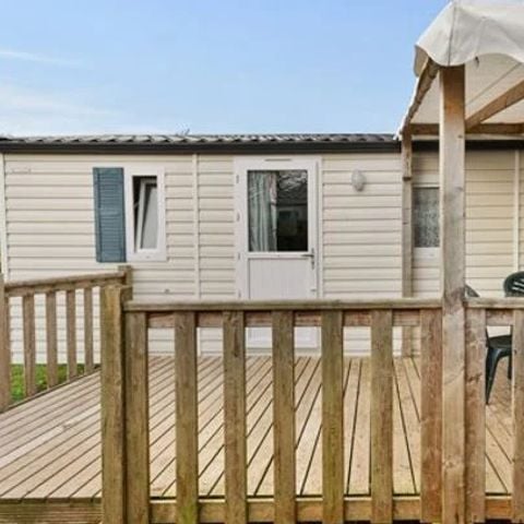 Stacaravan 6 personen - Mobile-home | Comfort XL | 3 slaapkamers | 6 pers. | Verhoogd terras | Airconditioning
