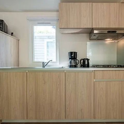 Mobilhome 6 personnes - Comfort XL | 3 Ch. | 6 Pers. | Terrasse surélevée | Clim.