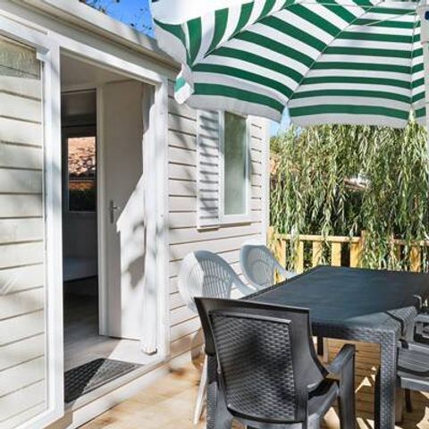 MOBILE HOME 4 people - Comfort | 2 Bedrooms | 4 Pers. | Terrace, elevated, not covered | Air conditioning