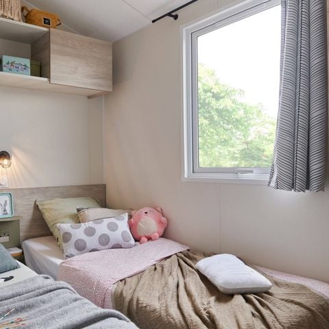 Stacaravan 6 personen - Comfort | 3 Slaapkamers | 6 Pers | Verhoogd terras