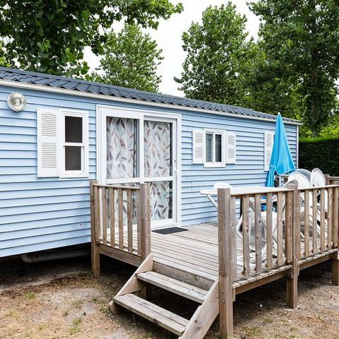 MOBILE HOME 6 people - Classic | 2 Bedrooms | 4/6 Pers. | Non-covered elevated terrace | 2 bathrooms | Air conditioning