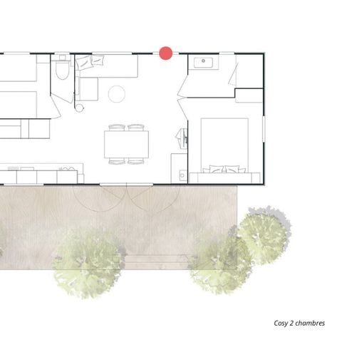 MOBILE HOME 5 people - Mobile-home COSY 33m² 2 bedrooms