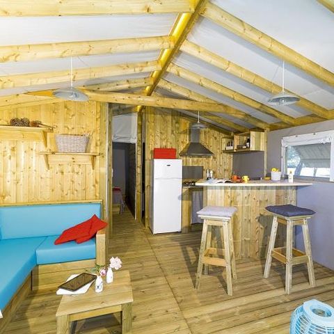 Chalet 5 Personen - Chalet auf Stelzen MEDIENBLICK 32m² + Terrasse 10m²