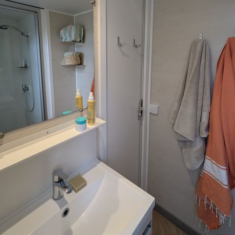 Stacaravan 6 personen - 3 kamers in zaterdag