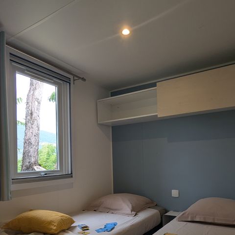 Stacaravan 6 personen - 3 kamers in zaterdag