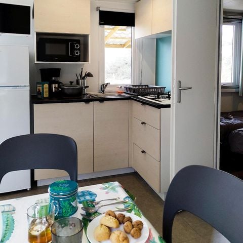 Stacaravan 6 personen - 3 kamers in zaterdag