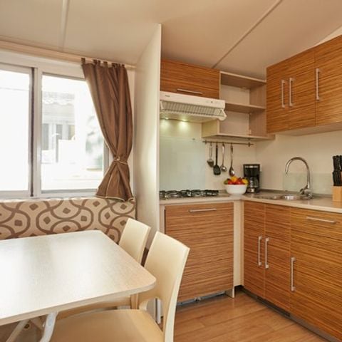 BUNGALOW 4 personnes - Classic XL | 2 Ch. | 4 Pers. | Terrasse surélevée | 2 SDB | Clim. | TV