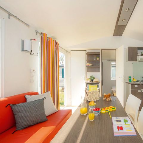 MOBILE HOME 6 people - Classic XL | 3 Bedrooms | 6 Pers. | Raised terrace | Air-con.